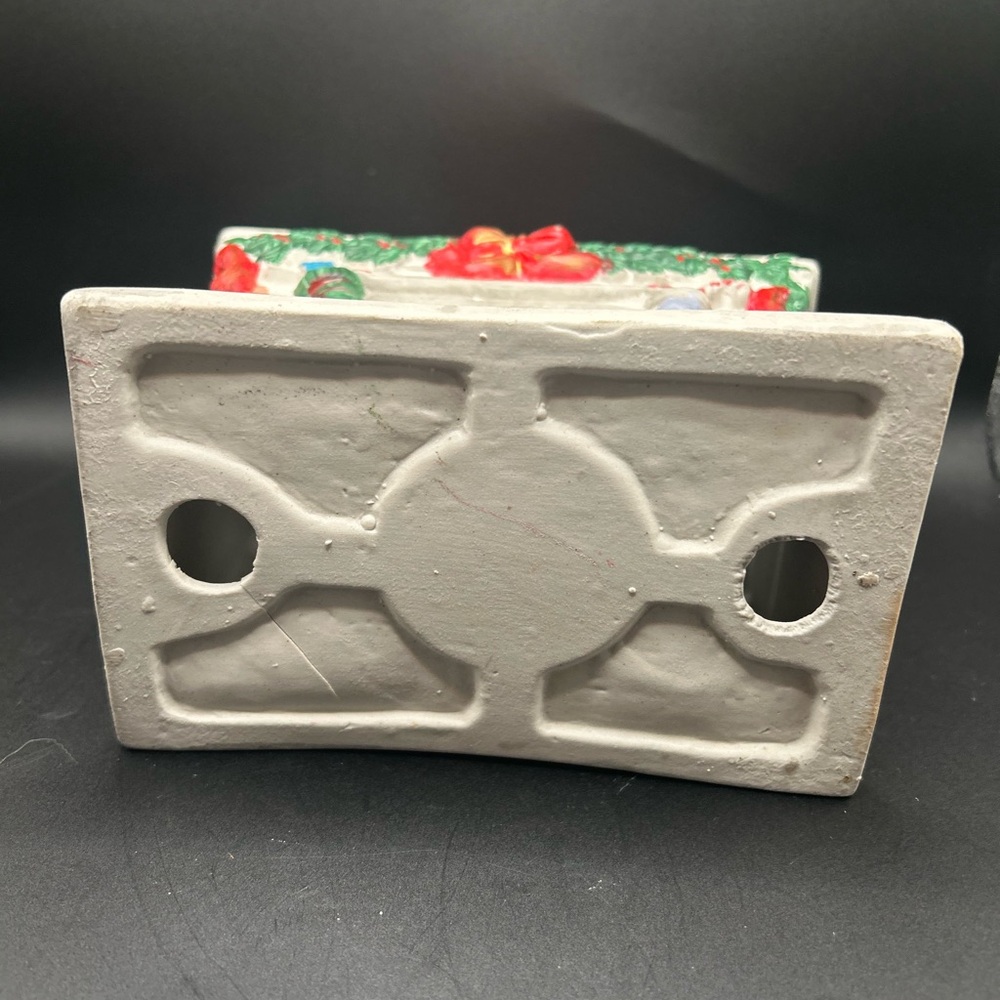 Vintage Christmas Gift Collection Porcelain Candle Holder - Picture 6 of 9